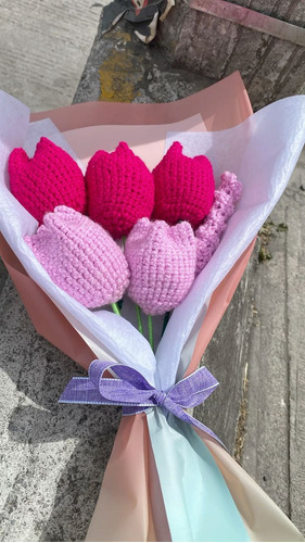 Tulipanes A Crochet 