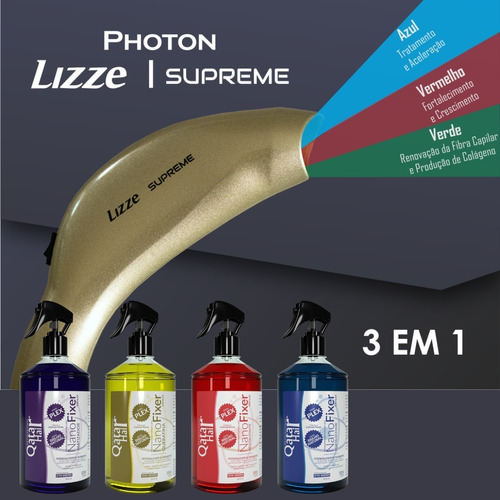 Imagem 1 de 10 de Photon Lizze Supreme 3 Luzes Lançamento + 4 Nano Fixer Troi