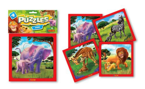 Puzzle Zoo X4 15,7x15,7 Cm Duravit - 557 (uxb:48)