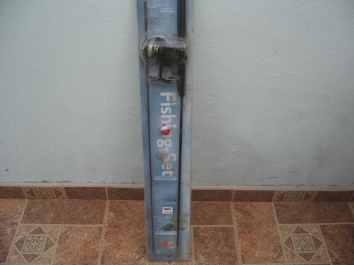 Caña De Pescar Con Reel, Tanza , Señuelo Y Anzuelos