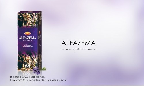 Incenso Indiano Sac Alfazema 3 Caixinhas - Aroma Relaxante