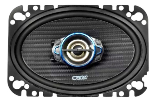Par De Bocinas 250 Max 2 Vías 4x6 Carbón Audio Cask02546et Color Negro