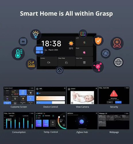 Sonoff Ns Panel Pro 120 Gris - Panel De Control Smart Home