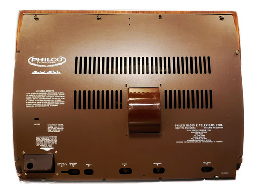 Tampa Tv Antiga Philco- Solid State (nova)