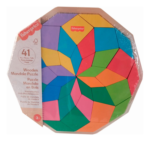 Rompecabezas Madera Fisher Price Geométrico Mandala