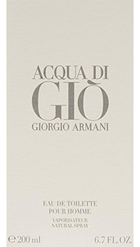 Giorgio Armani Aqua Di Gio Para Hombre Eau De Toilette Spray