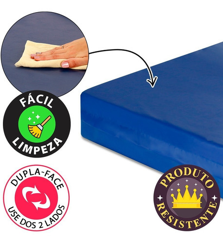 Kit 10 Colchão Hospitalar Impermeável Courino Espuma D28 Sol