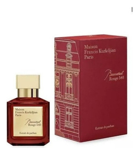 Perfume Original Baccarat Rouge 540 Extrait De Parfum, 70 Ml