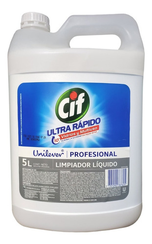 Cif Vidrios Y Superficies Delicadas X 5 Lts.