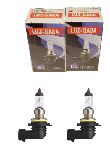 Ampolleta 9012 Hir2 12v 55w Pack 2 Unidades / Envío Gratis.