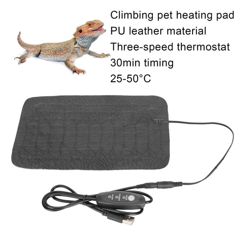 Usb Reptile Antiarañazos Almohadilla Térmica Reptil