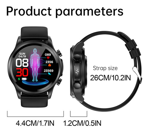 Reloj Inteligente Hd (responde Y Hace Una Llamada), Ip68 Con