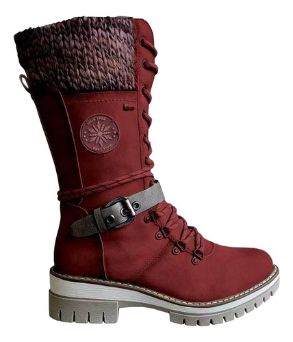 Zapatos De Nieve De Tubo Alto De Terciopelo Para Hombre Y Wi