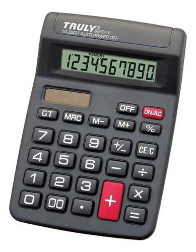 Calculadora De Mesa 10 Dig. Trully Pr Mod.806b-10 Procalc