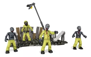 Mega Bloks Call Of Duty Hazmat Zombies Mob Playset