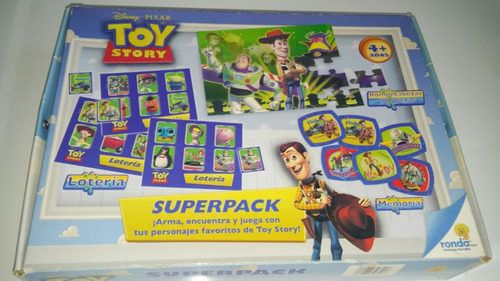 Toy Story Memoria + Lotería  + Rompecabezas
