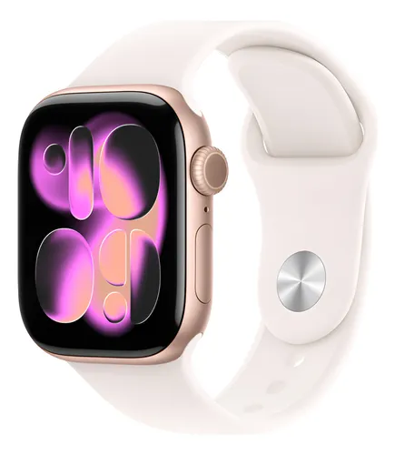 Apple Watch Series 11 GPS - Caixa cor de ouro rosa de alumínio – ...