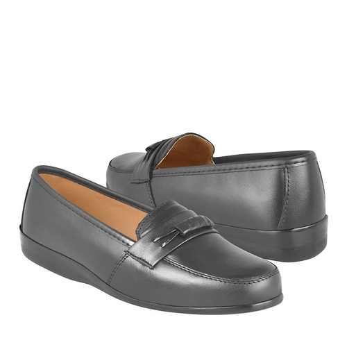 Zapatos Clásicos Para Dama Stylo 9001 Piel Negro 