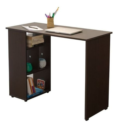 Escritorio Inval ES9903 melamina de 1m x 75cm x 50cm tabaco chic y chantilli