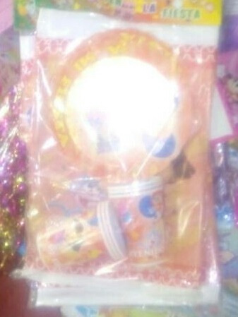Imagen 2 de 6 de Manteleria Vasos Platos Fiestas Infantiles Cotillones
