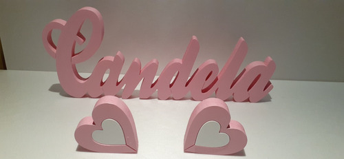 Imagen 3 de 10 de Letras Corporeas Pintadas Polyfan Tunombre Personalizado