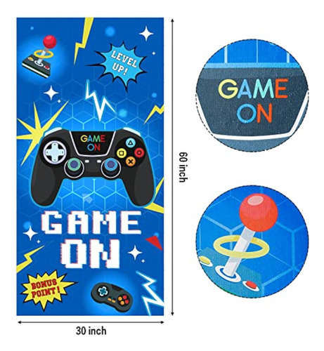 R Horse Toalla De Playa Azul Con Videojuegos Para