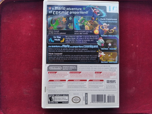 Super Mario Galaxy ( Juego Nintendo Wii ) _\(^o^)/_ 20v (Usado)