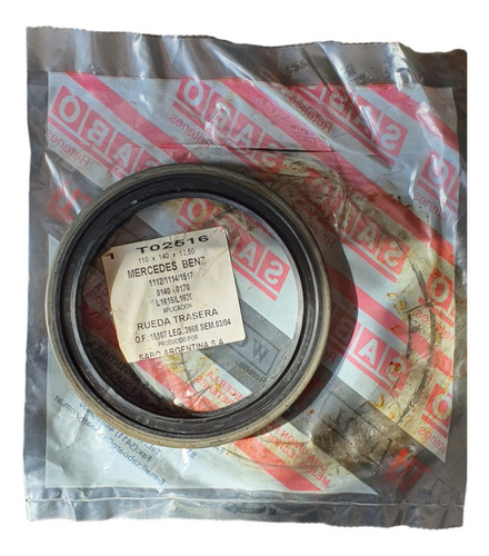 Retén Rueda Trasera Mercedes Benz 1114(110x140x12.5mm) Sabo.