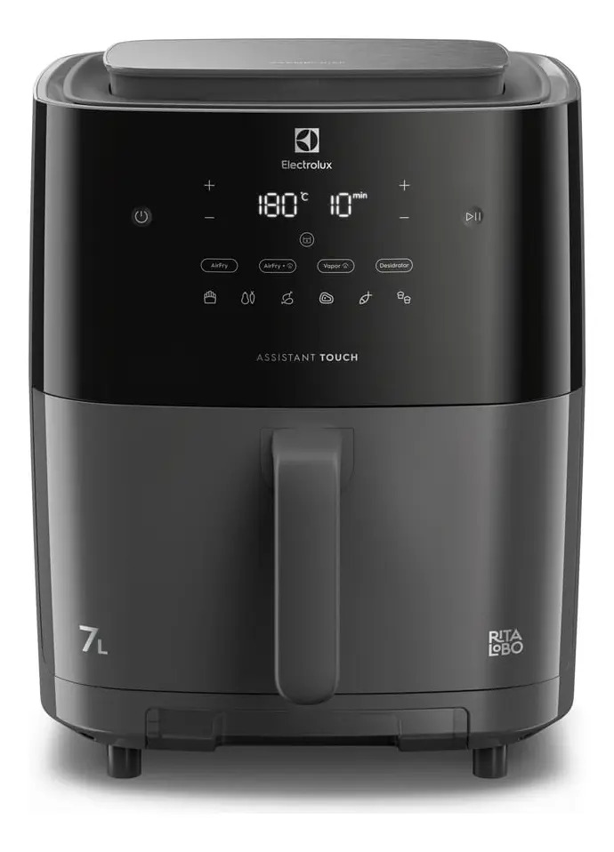 Air Fryer Electrolux Por Rita Lobo 7l Digital Cinza Expert C Cor Cinza-escuro