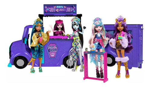 Monster High Set De Juego Camión De Los Sustos