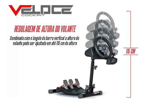 Imagem 5 de 8 de Suporte Cockpit Volante Logitec G27 G29 G920 G923