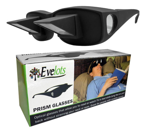 Evelots Gafas De Prisma De Cama, Lectura/ver La Televisin Ac