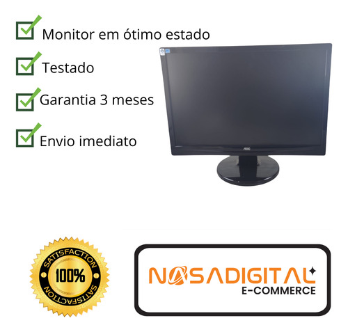 Monitor Aoc 919vwa 19 Polegadas Lcd Vga Dvi (Usado)