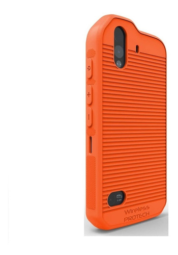 Caterpillar S61 Carcasa Wireless Protech Flex Skin Funda