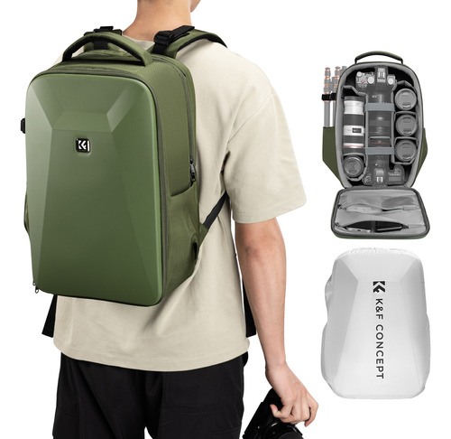 Mochila Para Cámara Réflex Digital Rígida Multifuncional K&f