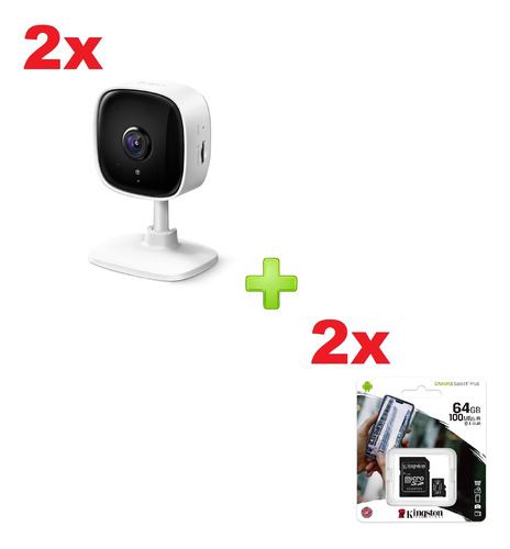 Imagen 2 de 7 de 2 Camara Tp-link Tapo C100 + 2 Memoria Kingston Microsd 64gb