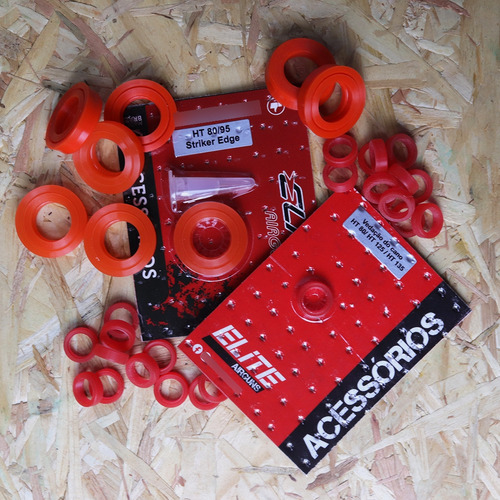 Kit Buchas Pu Pistão + Vedação Do Cano Hatsan Ht80 Ht95