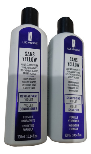 Shampoo Y Acondicionador Violeta Luc Vicent Sans Yellow 