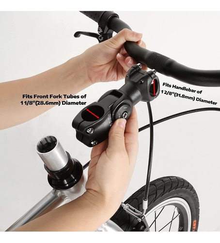 Imagen 4 de 6 de Potencia Bicicleta Mtb O Ruta 90 Mm Ajustable