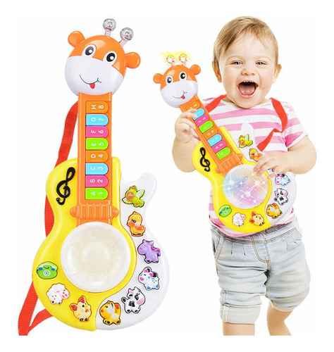 Guitarra Musical Para Bebe - Melodías Juguete