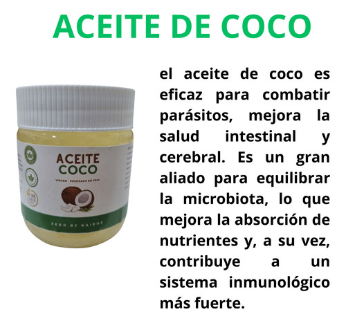 Aceite De Orégano + Aceite De Coco. Desparasitante