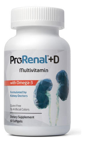 Prorenal+d Multivitamin With Omega-3 Cuidado Renal 60 Soft