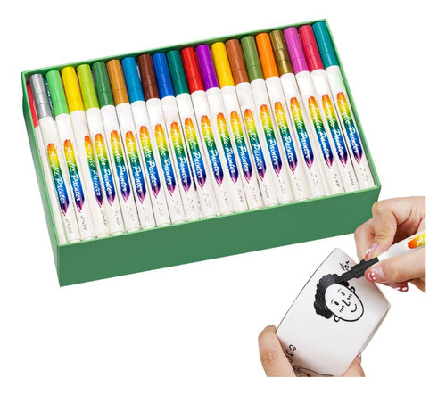 120 Bolígrafos De Pintura Acrílica, Punta Impermeable, Pintu
