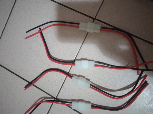 Conector Electroventilador Macho Hembra 2 Cables Universal 