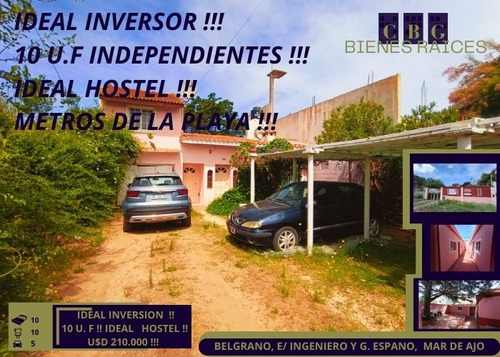 Casa Venta Mar De Ajo Sur, En Block Ideal Inversor