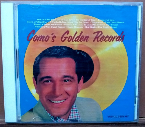Perry Como  Como's Golden Records - Cd Made In Usa 1992
