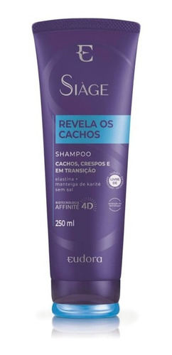 Shampoo Siàge Revela Os Cachos 250ml 4d 250ml - Eudora