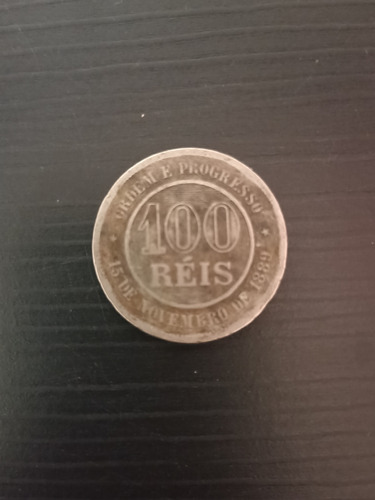 Moeda 100 Réis 1893