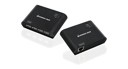 Iogear Usb 2.0 De 4 Puertos 164' Usb Extender Sobre Cable Ca