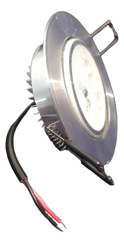 Kit de luz branca acetinada dirigível Plato LED de 3 W embutido, 10 unidades de cor branca